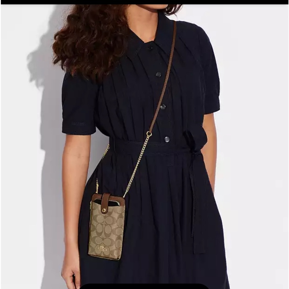 Phone Crossbody In Signature Canvas